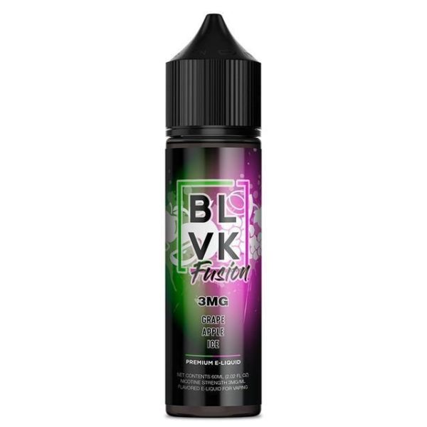 LÍQUIDO FREEBASE GRAPE APPLE ICE - BLVK FUSION - Imagem 3