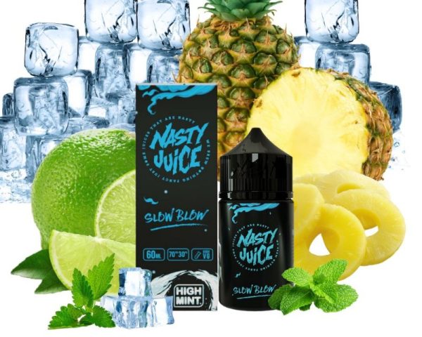 LÍQUIDO FREEBASE SLOW BLOW - NASTY HIGH MINT - Imagem 2