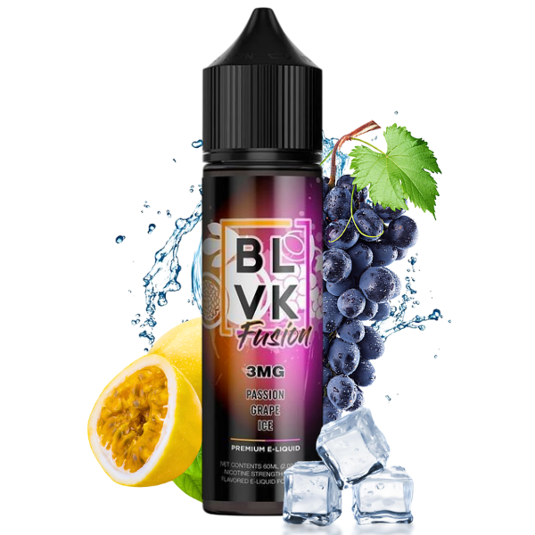 LÍQUIDO FREEBASE PASSION GRAPE ICE - BLVK FUSION