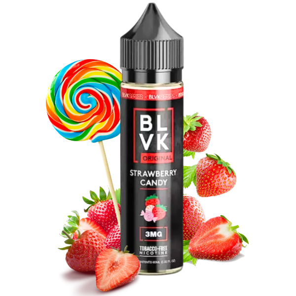 LÍQUIDO FREEBASE STRAWBERRY CANDY – BLVK SERIES