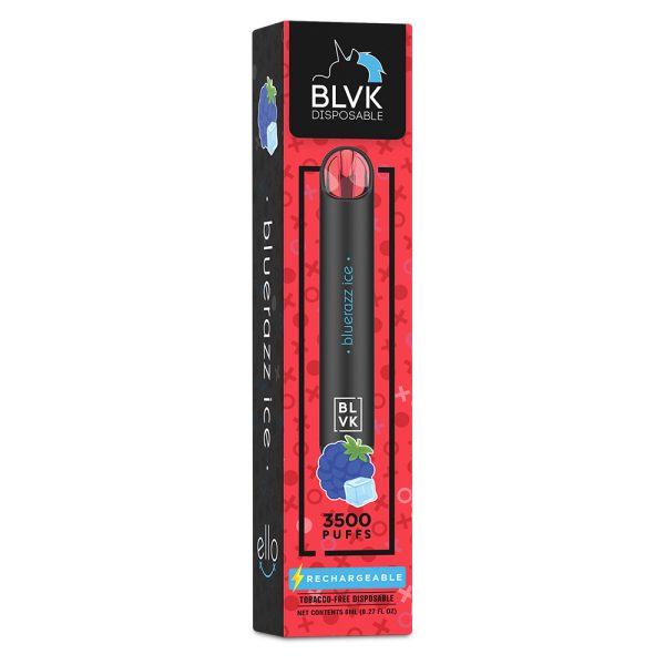 POD DESCARTÁVEL ELLO PLUS 3500 PUFFS - BLUERAZZ ICE - 35/50MG - BLVK UNICORN - Imagem 2