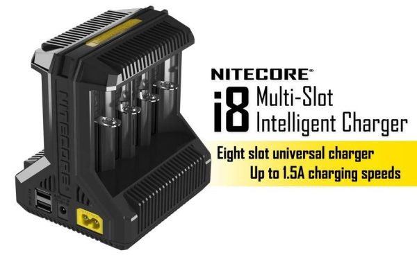 CARREGADOR I8 C/ 8 SLOTS - NITECORE® - Imagem 3