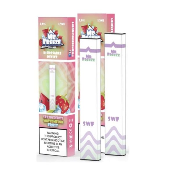 POD DESCARTAVEL STRAWBERRY WATERMELON FROST 300 PUFFS - MR FREEZE