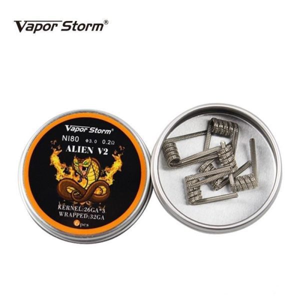 PREBUILT NI80 HIGH DENSITY / JUGGERNAUT / CLAPTON / ALIEN V2 - VAPOR STORM - Imagem 2