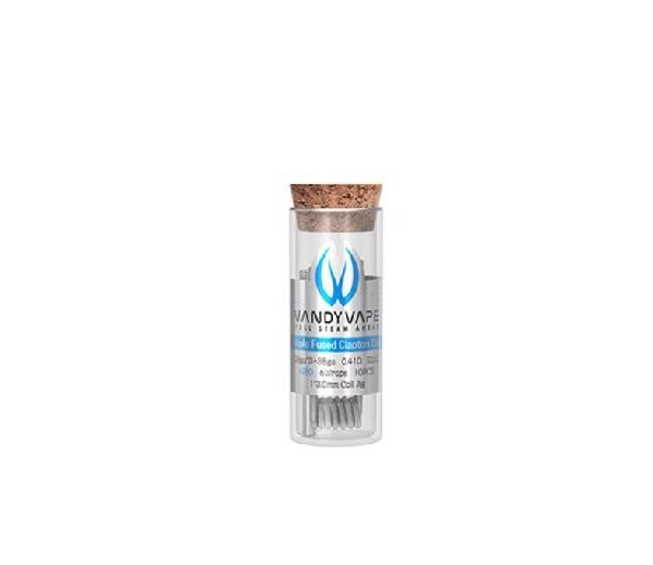 RESISTÊNCIAS PRONTAS C/ 10 UNIDADES TRIPE FUSED CLAPTON COIL - VANDY VAPE