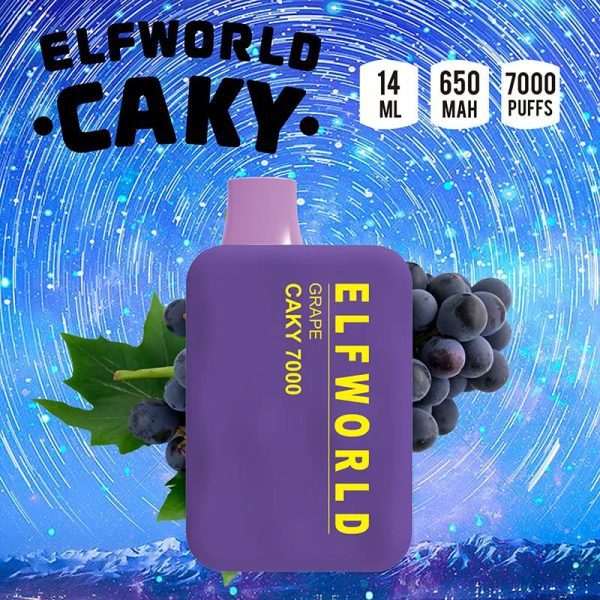 POD DESCARTÁVEL ELFWORLD CAKY 7000 PUFFS – ELFWORLD - Imagem 6