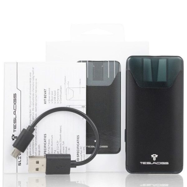 KIT POD SYSTEM TESLA SLIVER 350MAH - TESLACIGS - Imagem 3