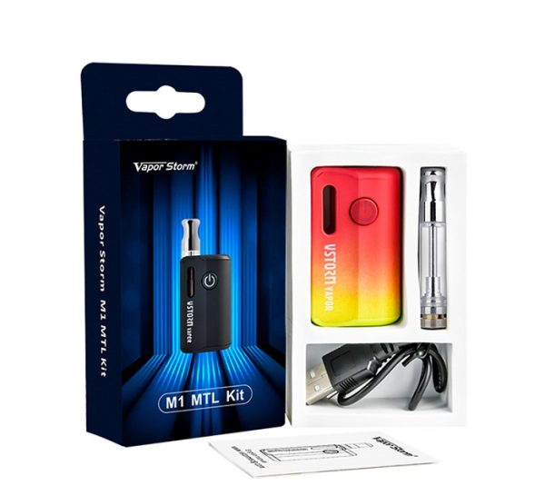VAPOR STORM M1 MTL KIT 800mAh BOX MOD 1.2ML ATOMIZADOR - Imagem 3