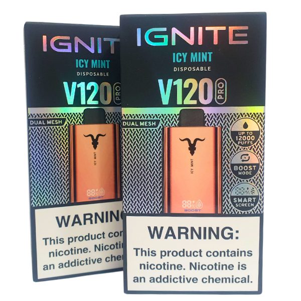 POD DESCARTÁVEL V120 PRO ROSE GOLD 12000 PUFFS - IGNITE