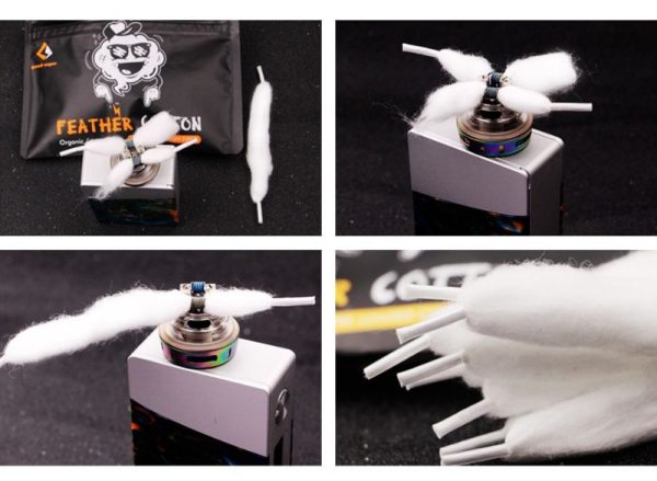 ALGODÃO FEATHER COTTON 20PCS - GEEK VAPE - Imagem 5