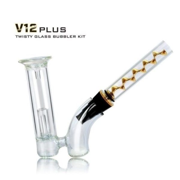 ATOMIZADOR KIT V12 PLUS TWISTY BLUNT GLASS BUBBLER - CACHIMBO - Imagem 3