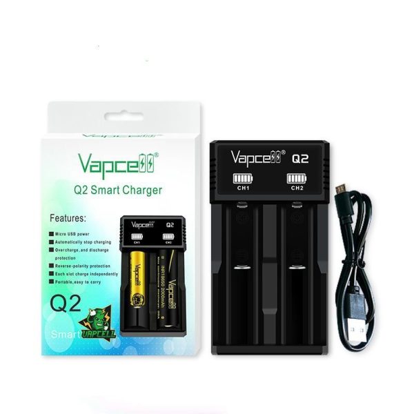 CARREGADOR Q2 SMART CHARGER - VAPCELL