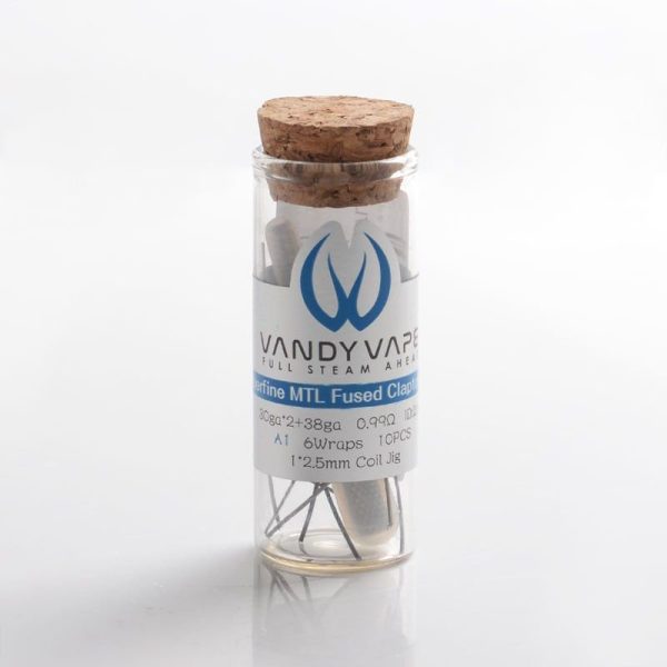 RESISTÊNCIAS PRONTAS C/ 10 UNIDADES SUPERFINE MTL FUSED CLAPTON COIL - VANDY VAPE - Imagem 3