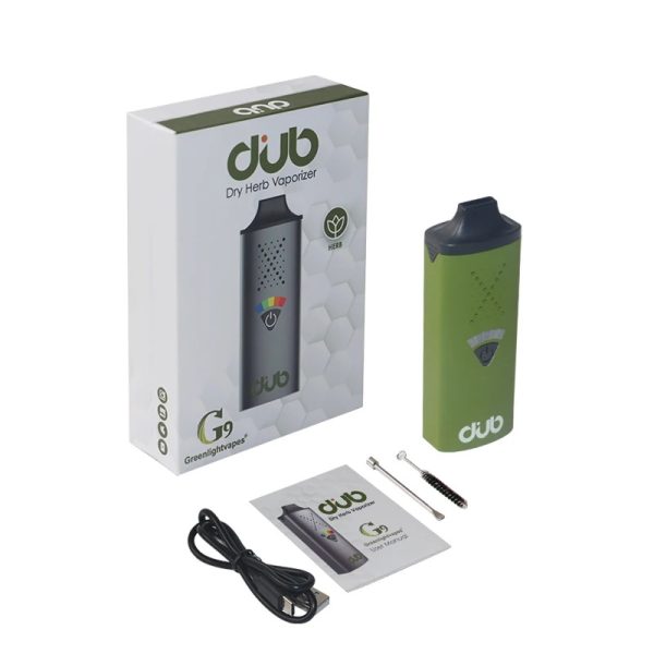 VAPORIZADOR DE ERVAS DUB G9 1100MAH- GREEN LIGHT VAPERS - Imagem 5
