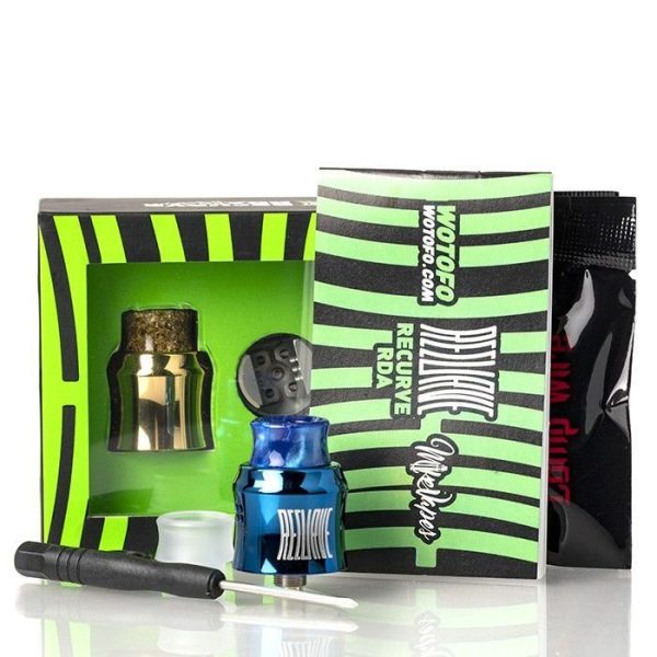 ATOMIZADOR KIT RECURVE 24MM BF RDA X MIKE VAPES - WOTOFO