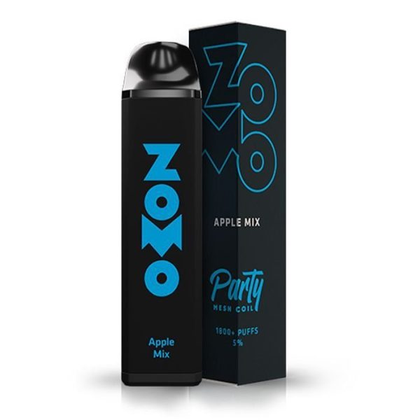 POD DESCARTÁVEL 5% NICSALT ZOMO PARTY MESH 1800 PUFFS 900MAH - ZOMO