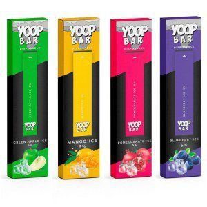POD DESCARTÁVEL YOOP BAR 50MG 1.4ML NIC SALT 300 PUFFS - BY YOOP