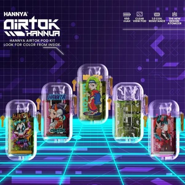 KIT POD SYSTEM HANNYA AIRTOK 650MAH - VAPELUSTION