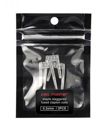 PREBUILT COIL JUGGERNAULT COIL VAPE 0.2OHM C/ 3 PEÇAS - COIL MASTER
