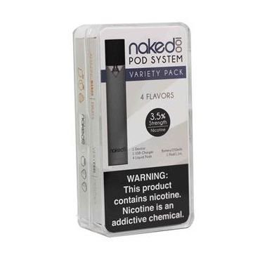 POD SYSTEM 250MAH C/ 4 PODS - NAKED 100