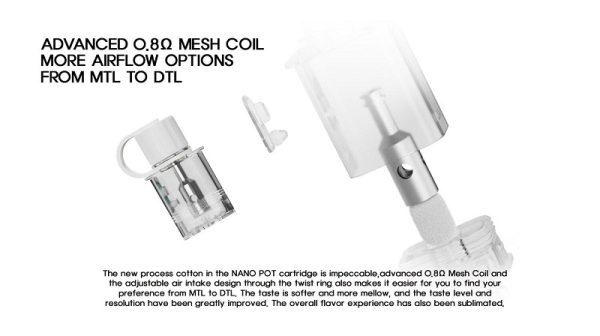 POD P/ HANNYA NANO POT MPG-01 4ML - VAPELUSTION - Imagem 4