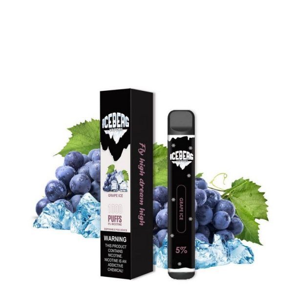 POD DESCARTÁVEL 5% NICSALT 1000 PUFFS - ICEBERG VAPORS - Imagem 8