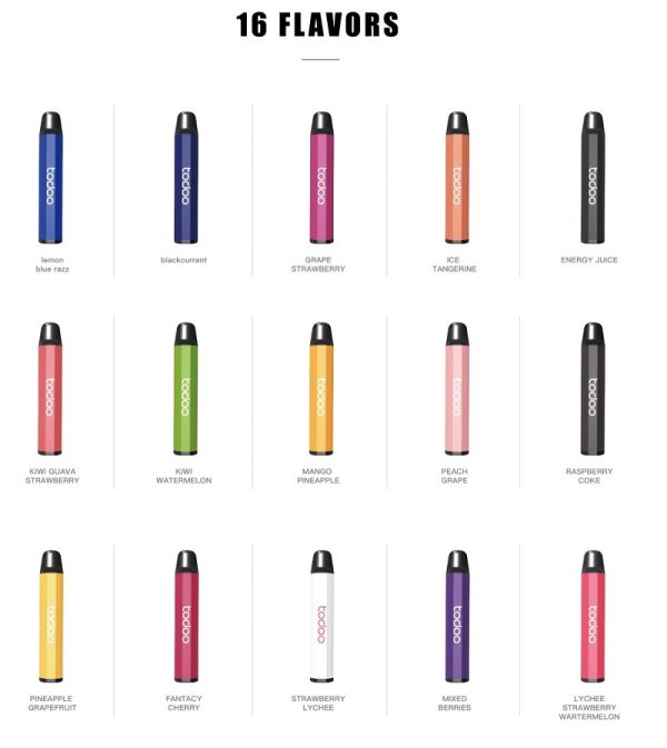 POD DESCARTÁVEL ROCKO 5% NICSALT 1000 PUFFS - TODOO - Imagem 2