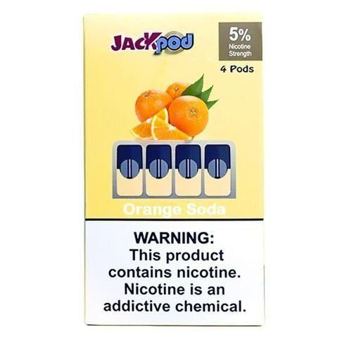 POD DESCARTÁVEL ORANGE SODA COMPATÍVEL JUUL - JACKPOD