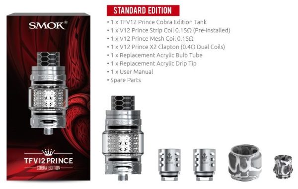 ATOMIZADOR TANK TFV12 PRINCE COBRA EDITION - SMOK - Imagem 3