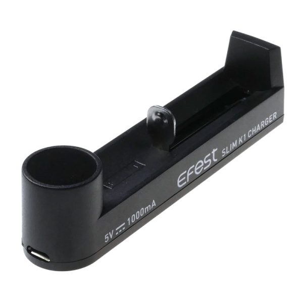 CARREGADOR SLIM K1 CHARGER - USB - EFEST + BATERIA SAMSUNG 30Q 18650 - Imagem 2