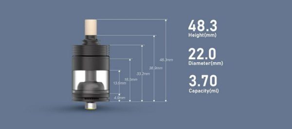 ATOMIZADOR BP MODS PIONEER RTA MTL 22MM - DOVPO - Imagem 7