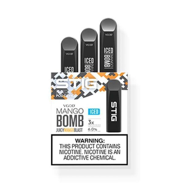PODS DESCARTÁVEL STIG MANGO BOMB ICED - VGOD
