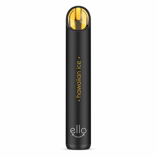 POD DESCARTÁVEL ELLO 2500 PUFFS – HAWAIIAN ICE – 35/50MG – BLVK UNICORN - Imagem 3