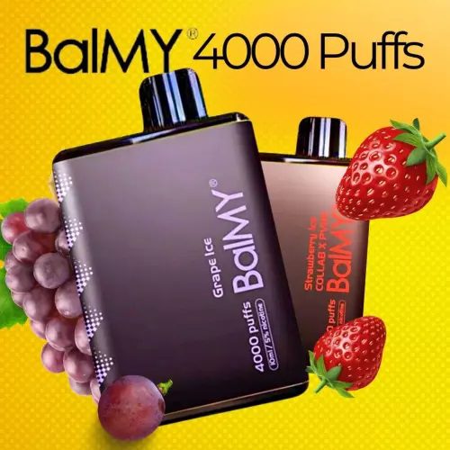 POD DESCARTÁVEL BALMY POWER 5% NICSALT 4000 PUFFS - BALMY