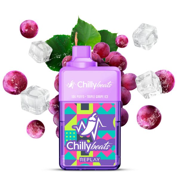 POD DESCARTÁVEL REPLAY 5% 10K PUFFS - CHILLY BEATS - Imagem 6