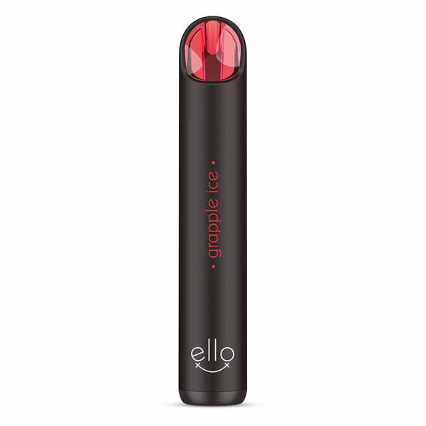 POD DESCARTÁVEL ELLO 2500 PUFFS – GRAPPLE ICE – 35/50MG – BLVK UNICORN - Imagem 4