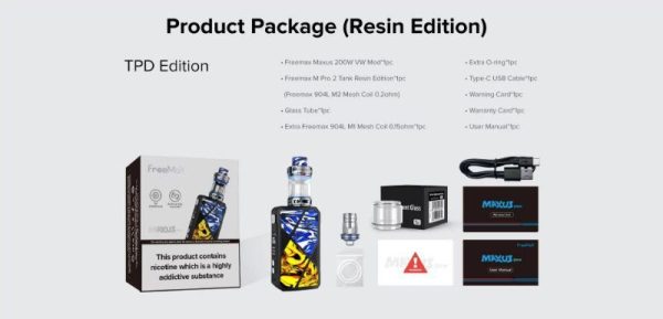 KIT MAXUS 200W TANK M PRO 2 5ML - FREEMAX - Imagem 10
