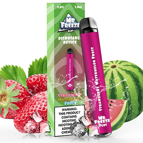 POD DESCARTÁVEL 800 PUFFS STRAWBERRY WATERMELON FROST PLUS - MR. FREEZE