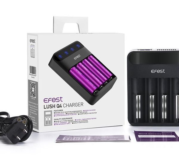 CARREGADOR LUSH Q4 CHARGER - EFEST