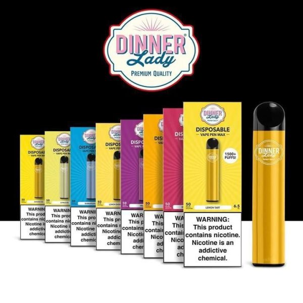 POD VAPE PEN MAX NICSALT 1500 PUFFS ( DESCARTÁVEL ) - DINNER LADY