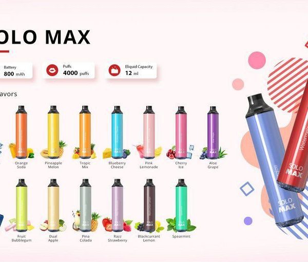 POD SOLO MAX 4000 PUFFS 5% NICSALT ( DESCARTÁVEL ) - VAPEMAN