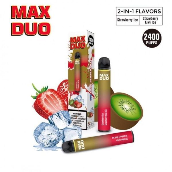 POD DESCARTÁVEL MAX DUO 5% NICSALT 2400 PUFFS 7ML - MAX DUO - Imagem 3