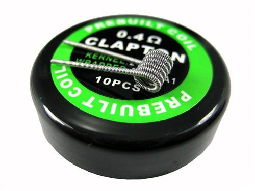 PREBUILT COIL CLAPTON 0.4 PACK COM 10 - COIL'S PREBUILT COIL