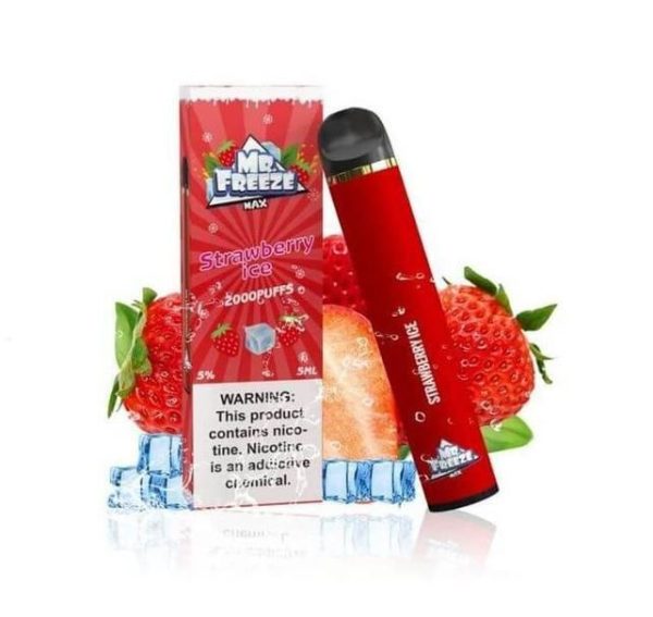 POD DESCARTÁVEL MR FREEZE MAX 5% NICSALT 2000 PUFFS 7ML  - MR FREEZE - Imagem 2