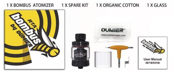 ATOMIZADOR TANK  BOMBUS RTA - OUMIER - Imagem 3