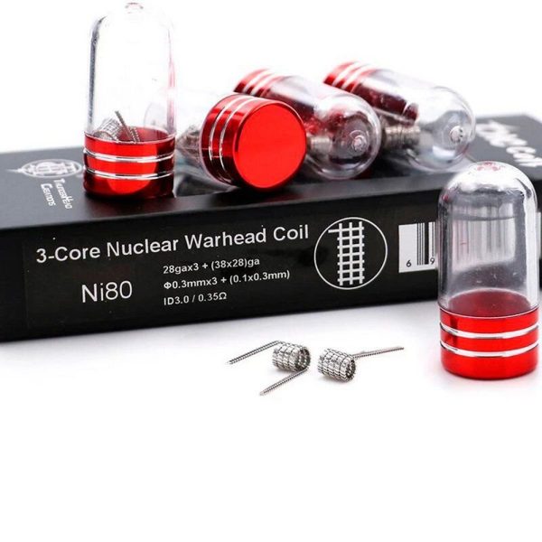 PREBUILT NI80 3-CORE NUCLEAR WARHEAD COIL  - THUNDERHEAD CREATIONS