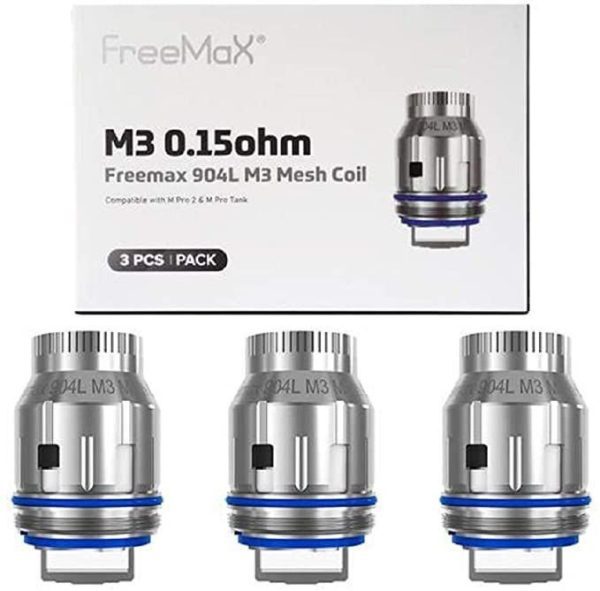 BOBINA COIL REPOSIÇÃO M1/M2/M3 904L MESH COIL P/ MPRO 2 / MPRO TANK - FREEMAX - Imagem 3