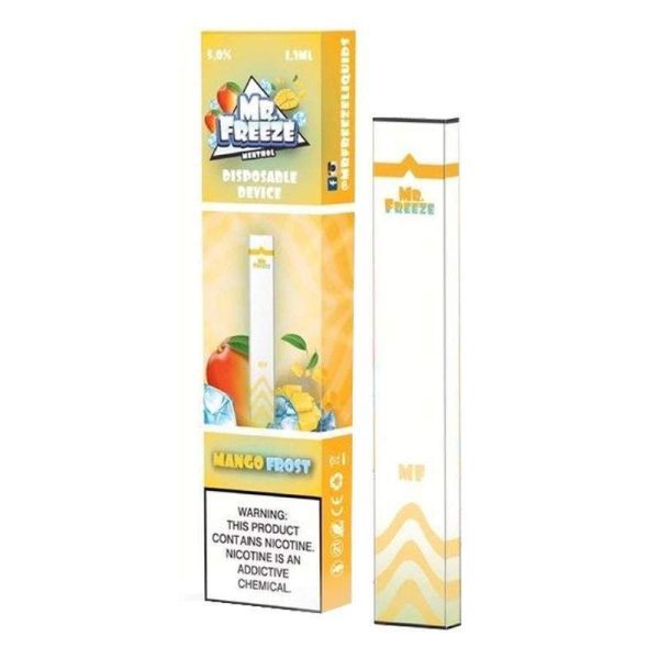 POD DESCARTAVEL MANGO FROST 300 PUFFS - MR FREEZE