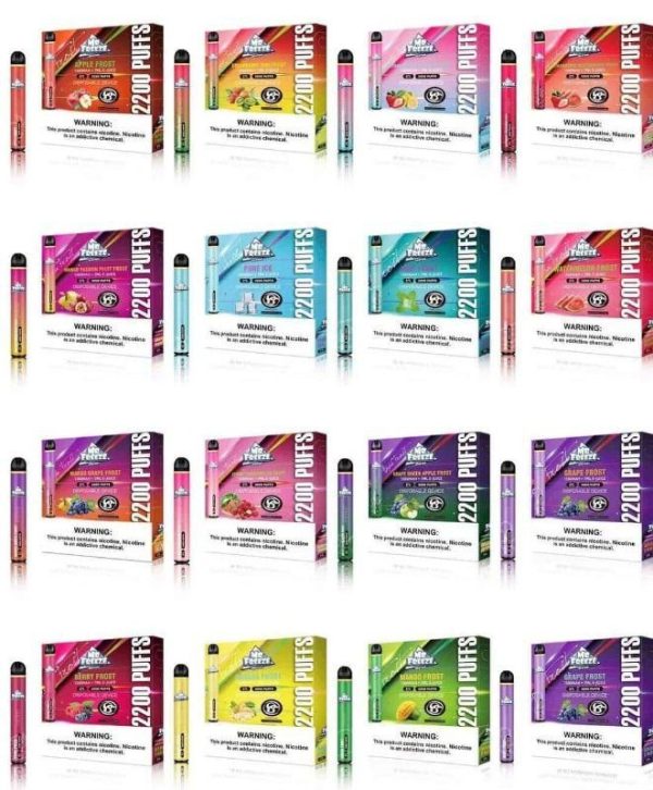 POD DESCARTÁVEL MR FREEZE 5% NICSALT 2200 PUFFS 7ML - MR FREEZE - Imagem 3