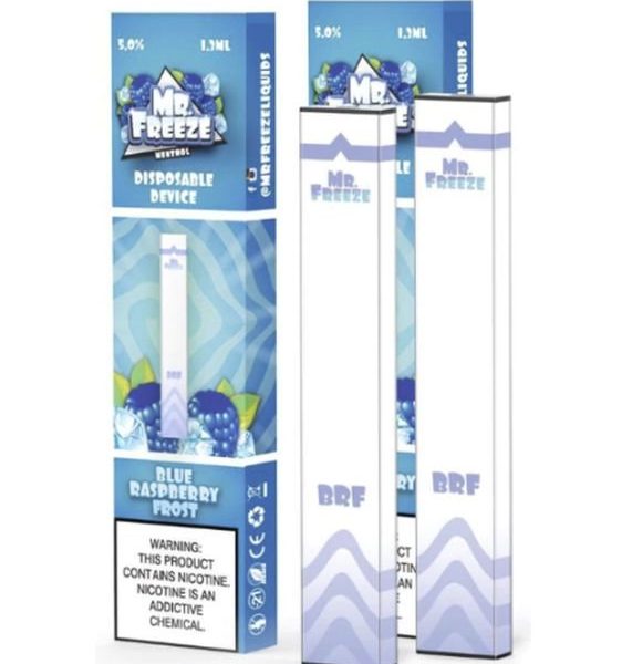 POD DESCARTÁVEL BLUE RASPBERRY FROST  300 PUFFS - MR. FREEZE